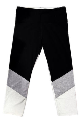 Lorna Jane Women's Black & Grey Capri Leggings Size M MSP$72