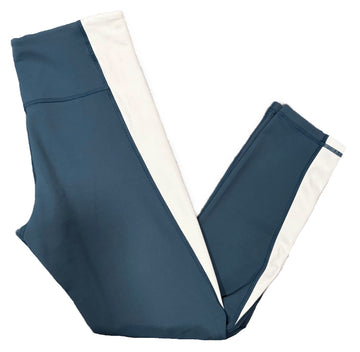 Zyia Active Women's Blue & White Crop Leggings Size L - 0
