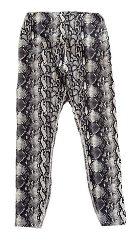 Lorna Jane Women's Tan & Black Snakeskin Print Leggings Size M MSP$72
