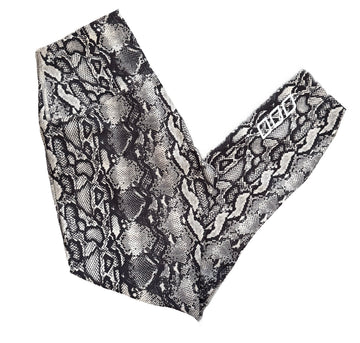 Lorna Jane Women's Tan & Black Snakeskin Print Leggings Size M MSP$72 - 0