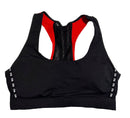 Zyia Active Women's Black Colorblock Sports Bra Size M-1