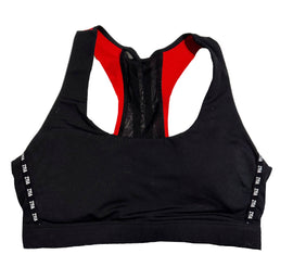 Zyia Active Women's Black Colorblock Sports Bra Size M