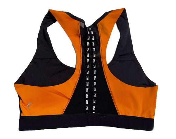 Zyia Active Women's Black Colorblock Sports Bra Size M
