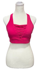 Lorna Jane Women's Hot Pink Sports Bra Size M MSP$60-1