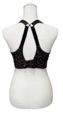 Lorna Jane Women's Black & Tan Cheetah Print Sports Bra Size M MSP$60-2