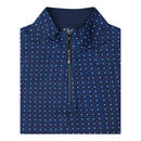 Adair Active 1764 Navy Vienna Sleeveless Print Golf Polo Size M MSP$60-2