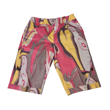 Jamie Sadock Bermuda Short - Pink/Gray/Orang Swirl Size 8 - 0