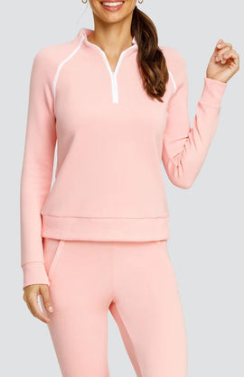 New Tail Activewear Regent Pullover - Quartz Pink MSp$70