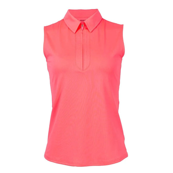 New Jofit Women's Coral Reef Sleeveless Golf Polo MSP$92