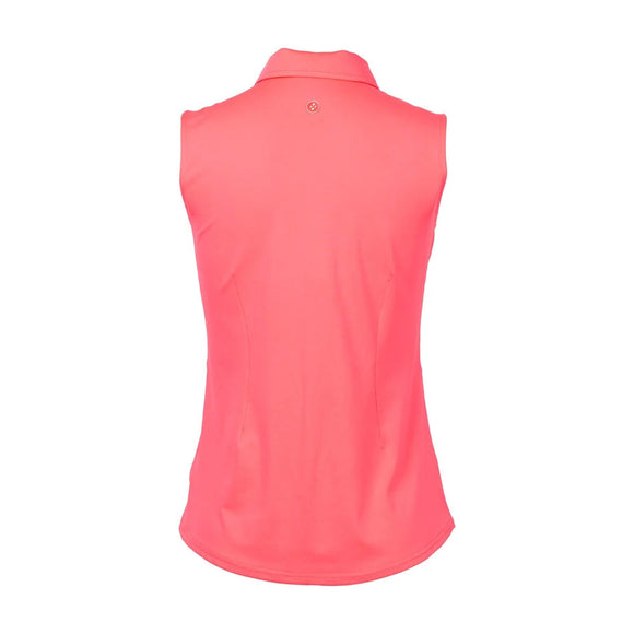 New Jofit Women's Coral Reef Sleeveless Golf Polo MSP$92