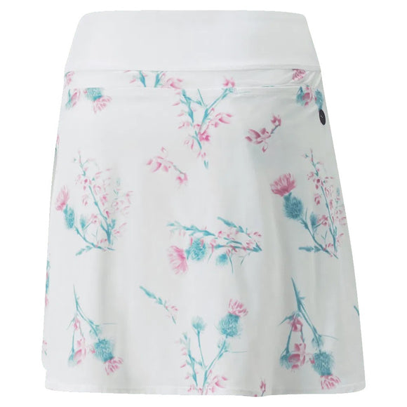 New Puma PWRShape Lowlands Golf Skort-White/Mauve MSP$80