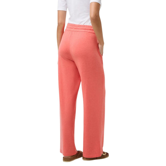 New TravisMathew Cloud Terry Wide Leg Pant - Heather Porcelain Rose MSP$120