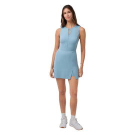 New Travis Matthew Sunfire Zip Golf Dress - Smoke Blue Size L MSP$150 - 0