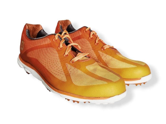 Footjoy Women's Empower Orange Spikeless Golf Shoes Size 8