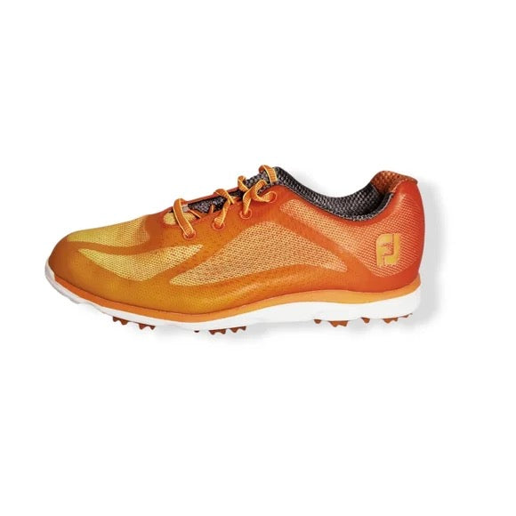 Footjoy Women's Empower Orange Spikeless Golf Shoes Size 8