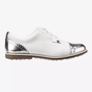 G/Fore Women's Cap Toe Gallivanter -White/Silver Size 8 MSP$220-1