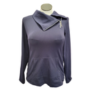 Jofit Navy 1/4 Zip Asymmetrical Pullover Size L MSP $110-1