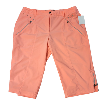 Jamie Sadock Bright Coral Knee Capri Size 12 MSP$110