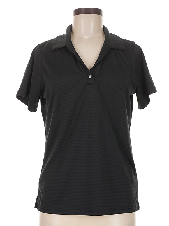 Pebble Beach Textured Stripe Short Sleeve Golf Polo Size M