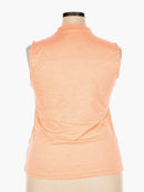 Lady Hagen Coral Heather Sleeveless Golf Polo Size 1X-2