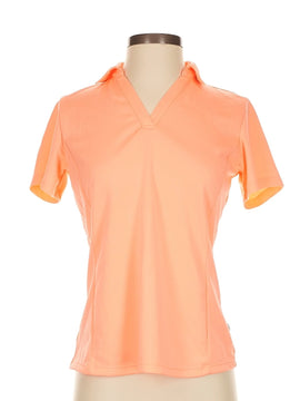 Lady Hagen Peach Short Sleeve Golf Polo Size S