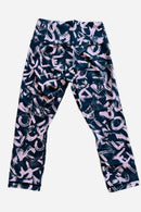 Lululemon Wunder Under Crop High Rise Graffiti Pop Legging Size 8-5