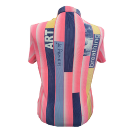 Jamie Sadock Pastel Print Crunch Golf Top Size L MSP$93 - 0