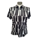 Jamie Sadock Women's Black & White Short Sleeve Golf Top Size L MSP$98-1