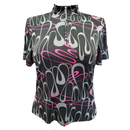 Jamie Sadock Black, Gray & Pink Short Sleeve Golf Top Size L MSP$96-1