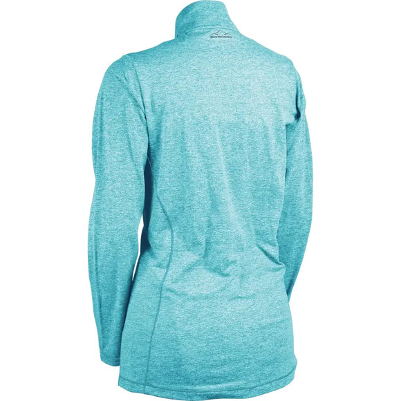 New Sun Mountain Women's 2nd Layer Bahama Heather Quarter Zip Size XL MSP$70