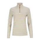 New Lohla Sport Women's White & Khaki Striped Golf Pullover Size XXL MSP$150-1