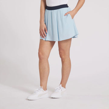 New Puma Women's Pleated Golf Skort -Silver Sky MSP$75