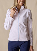New Straight Dow Swing Golf Jacket - Soft Pink Leaves Size M MSP$115-2