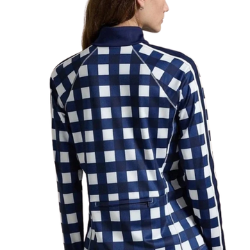RLX by Ralph Lauren Navy & White Windowpane Pullover Size XXL - 0