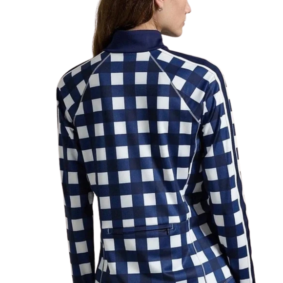 RLX by Ralph Lauren Navy & White Windowpane Pullover Size XXL