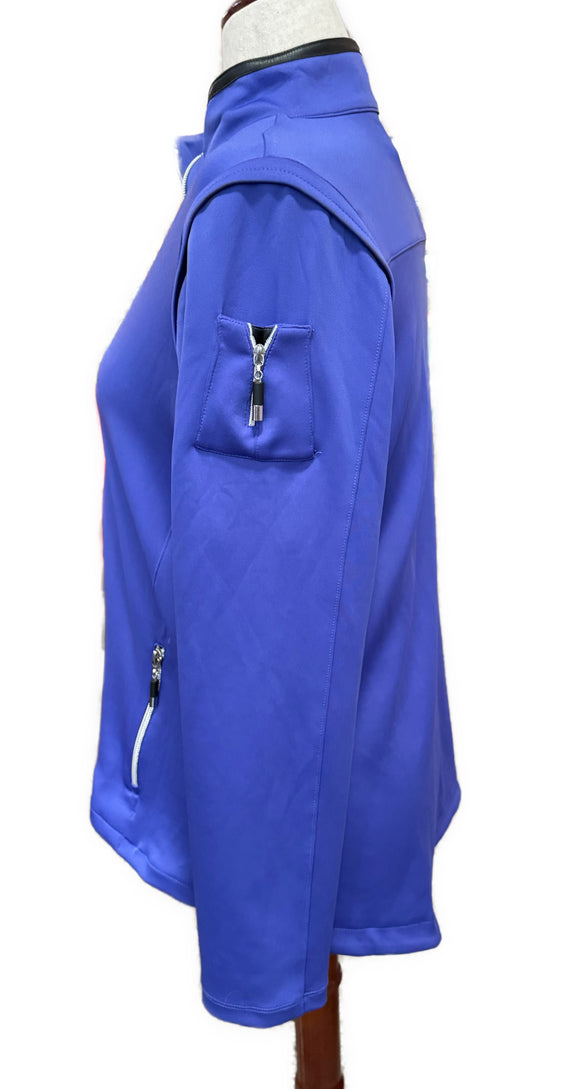 New Jamie Sadock Purple Full-Zip Golf Jacket Size L MSP$180