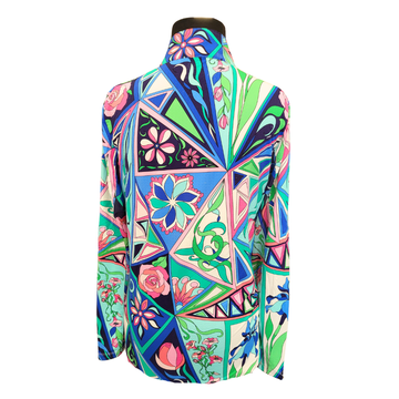 G Lifestyle Pop Art Graphic Floral Sun Shirt Size M - 0
