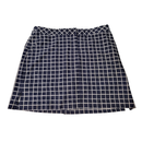 Izod Golf Navy & White Windowpane Skort Size 10-1