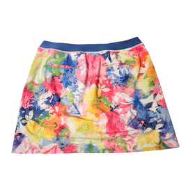 Polo Golf by Ralph Lauren Watercolor Rainbow Foliage Skort Size L - 0