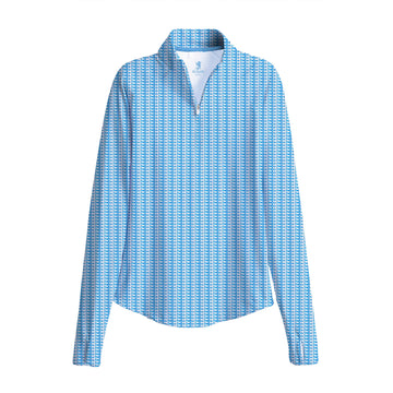 New Scales Fishy Women's LS Quarter-Zip Size S MSP$85