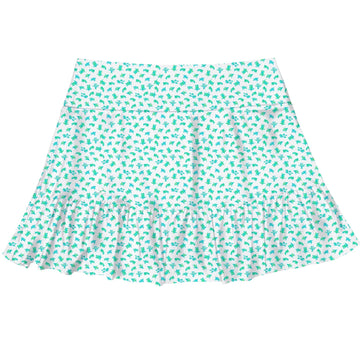 New Scales Gear Loggerhead Court Love Skort -White/Mint Size S MSP$75