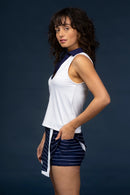 New Smith & Quinn Birdie Anchor Stripe Skort Size S MSP$110-2