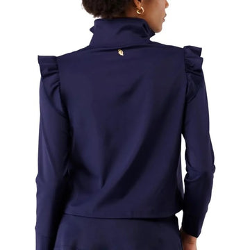 New Smith & Quinn Navy Grayson Golf Top Size M MSP$137 - 0