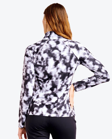 New Nivo Sport Women's Dallas Mock - Black/White Size S MSP$100 - 0