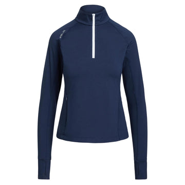 New Ralph Lauren RLX Women's Navy Performance Quarter Zip MSP$168