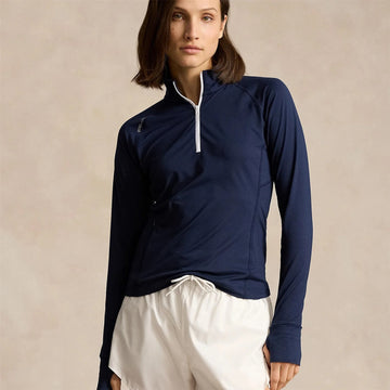 New Ralph Lauren RLX Women's Navy Performance Quarter Zip MSP$168 - 0