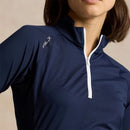 New Ralph Lauren RLX Women's Navy Performance Quarter Zip MSP$168-3
