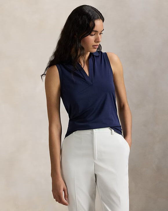 New RLX Air Tech Pique Tailored Fit Sleeveless Polo Shirt MSP$98.50
