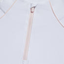 New G/Fore Women's White Silky Tech Nylon 1/4 Zip Base Layer Size S MSP$140-2
