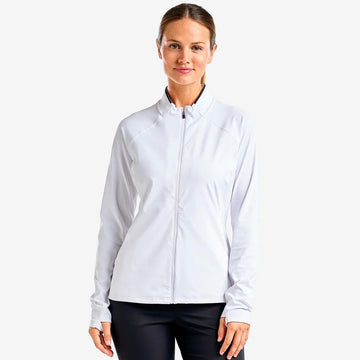 New Nivo Sport White Full-Zip Alyssa Jacket Size M MSP$125